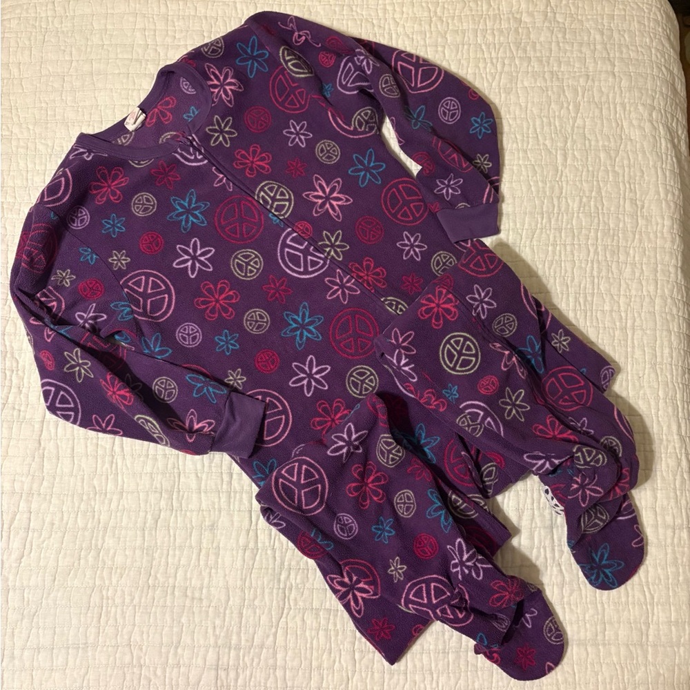 Circo Purple and Pink Pajama Set Cozy Winter Design